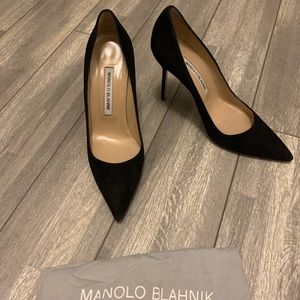 Manolo Blahnik Bb 105 mm Suede Pump Tora H